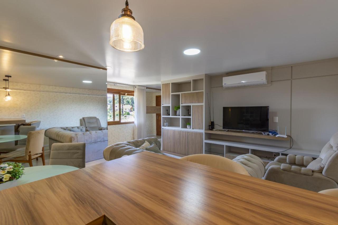 Rosa Apartamento Solar da Encosta Gramado Esterno foto